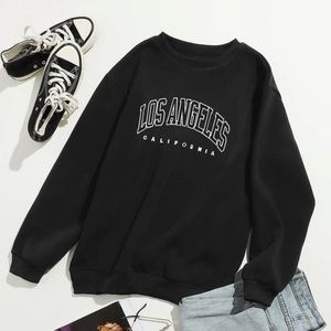 NWOT Black Graphic Thermal Lined Sweatshirt